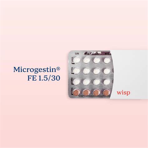 Microgestin FE 1.5/30, Online Birth Control | Wisp