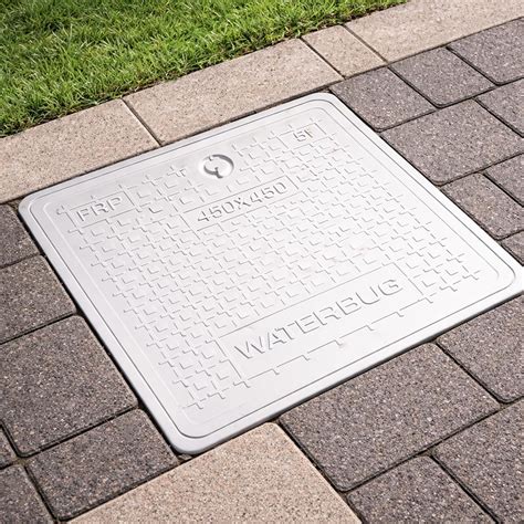 LUXART 18x18 Size Square Fiber Reinforced Polymer (FRP) Manhole Cover ...