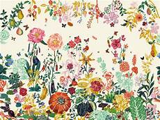 Floral Pattern Wallpaper by Wallpaper With Floral Pattern Jardin Creme By Moustache Floral Pattern Wallpaper