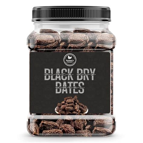 Farmer's Feast Black Dry Dates 1kg Chuhara Kali Kharak Sukha Khajur ...