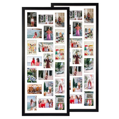 Mainstays 8-Opening Plaque Sentiment Collage Picture Frame, Black ...