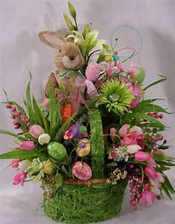Image result for Easter Bunny Holding Basket