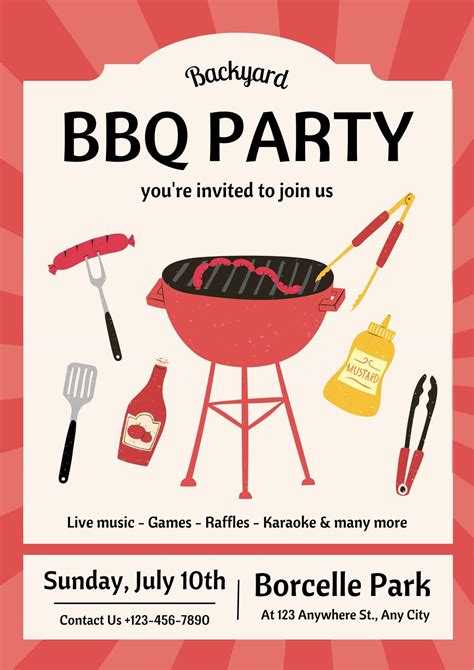 Free Printable Bbq Flyer Templates - FREE Printables
