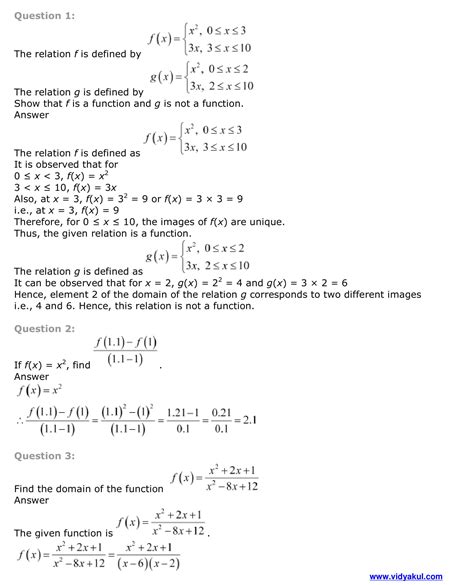 Image result for Class 11 Maths Relation and Function Full