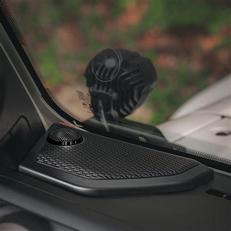 2018–2026 Wrangler JL Front Dash Speaker Upgrade in Black | Audio Uprising