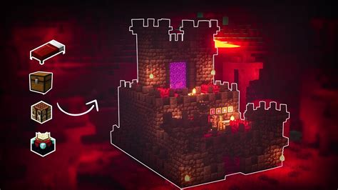 Image result for Minecraft Nether Brick Castle