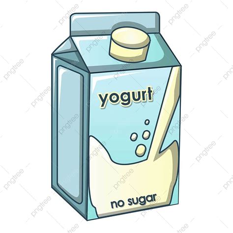 No Sugar Yogurt Icon, Ingredient, White, Style PNG and Vector with ...