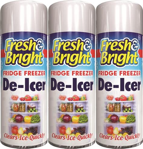 YORKSHIRE Homeware 200ML Fridge Freezer De Icer Spray Can - Ice Remover ...