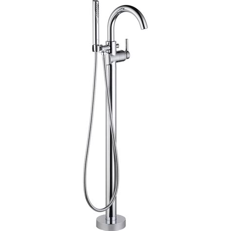 Freestanding Tub Filler - Floor Mounted Claw Foot Tub Filler Faucets ...