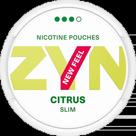ZYN Citrus Slim Strong (13mg) - Nicopods