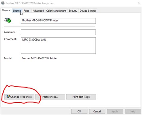 Image result for Printer Properties Menu
