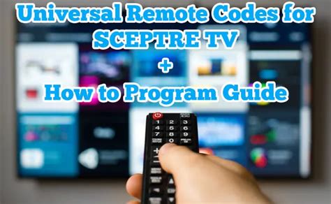 Sceptre Remote Control Code List 的图像结果