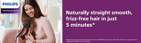 PHILIPS Heated Straightening Brush BHH885/10 (New) ThermoProtect ...