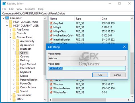Change Windows Color to White 的图像结果