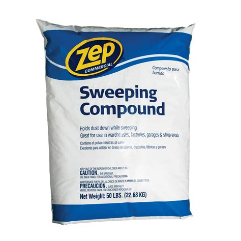 Zep Commercial Sweeping Compound 50 Pound Bag for Industrial and ...