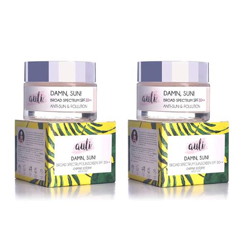 Auli Damn Sun Sunscreen SPF30+ with Titanium Dioxide and Calendula ...