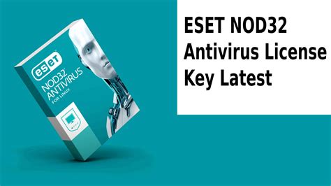 ESET NOD32 Antivirus License Key [ Latest 2022 ] Free Activation