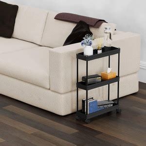 ADA Slim 3-Layer Rolling Storage Rack with Wheels Kitchen Storage ...