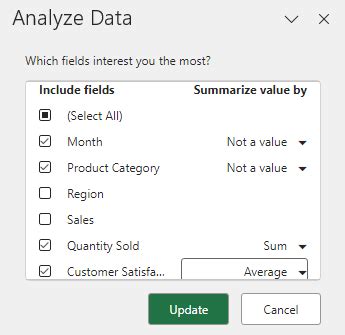 How to Analyze Using Excel 的图像结果