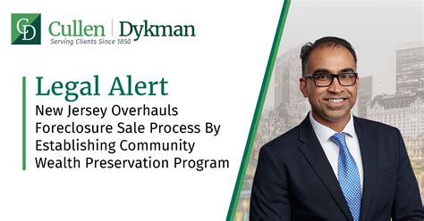 New Jersey Overhauls Foreclosure Sale Process By Establishing Community ...