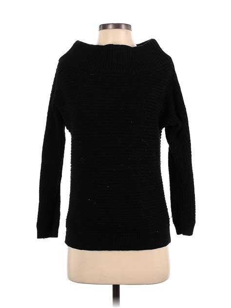 Express Color Block Solid Black Pullover Sweater Size S - 77% off | ThredUp