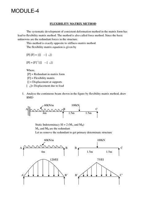 Image result for Flexibility Matrix Method for Frames