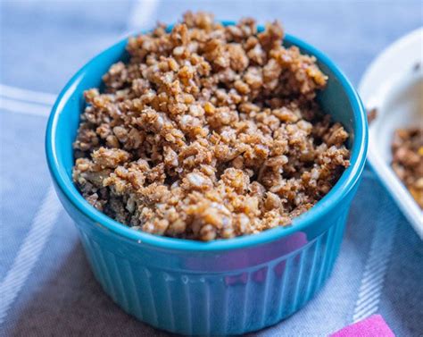 High Protein Vegan Ground Beef Recipe | SideChef