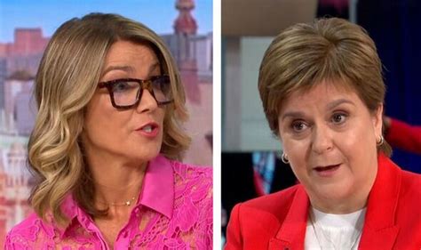 GMB's Susanna Reid skewers Nicola Sturgeon as Scottish flag row erupts