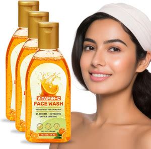 CHITAAKSH Triple Bottle Vitamin-C – Clear & Fresh Skin Face Wash ...