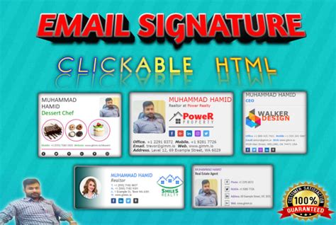 Image result for HTML Code for Email Signature with Image