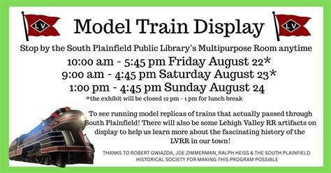 Model Train Display, 2484 Plainfield Ave, South Plainfield, NJ, United ...