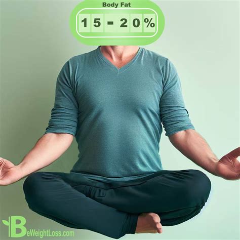 15 To 20 Percent Body Fat For Men