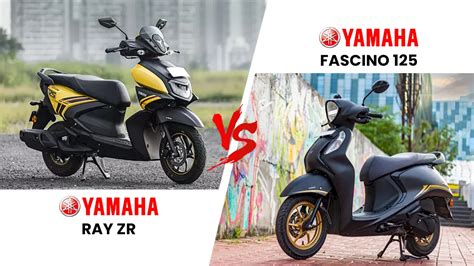 Yamaha Ray ZR vs Yamaha Fascino 125: Which Is The More Efficient Yamaha ...