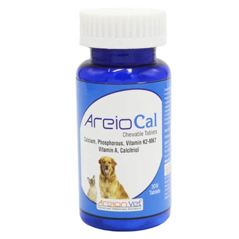 Areion Vet Areio Cal Chewable Tablets For Dogs And Cats: View Uses ...
