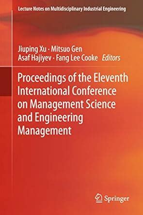 Proceedings of the Eleventh International Conference on Management ...