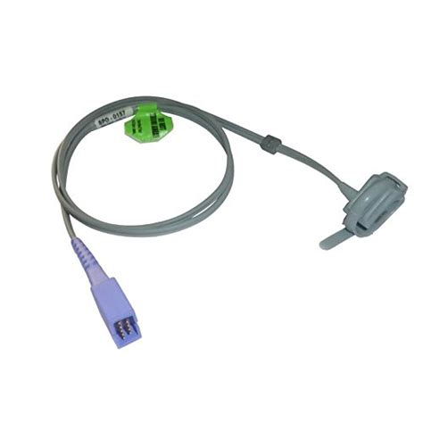 Spo2 0.9 mtr probe compatible with nellcor om/schiller/bpl/maestroes/ge ...