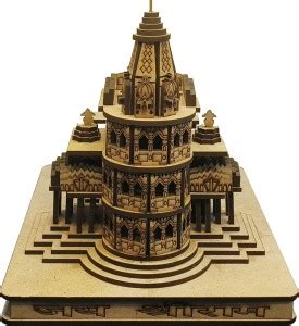 Shiv Craft ayodhya ram mandir Solid Wood Home Temple Price in India ...