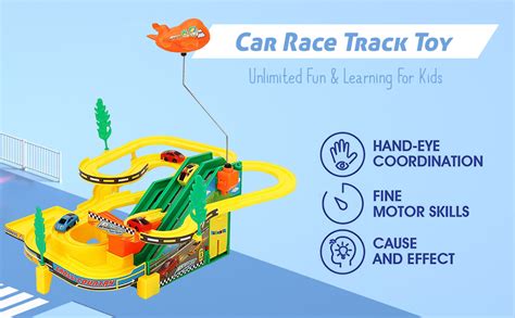 Buy Kidology Car Race Tracks Toy for Kids|Car Adventure Toy|Auto Race ...