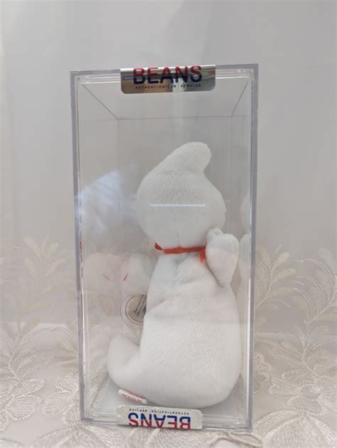 Ty Beanie Baby - Spooky The Ghost (8in) *Rare* AUTHENTICATED 3rd Gen ...