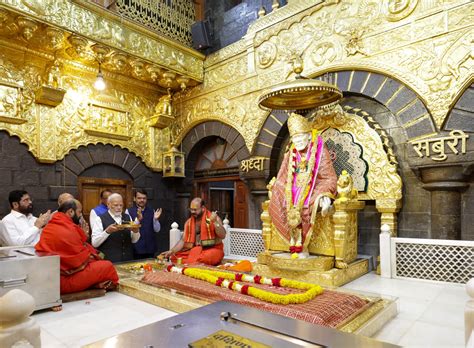 In Pics: PM Modi's Spiritual Visit To Sai Baba Temple In Shirdi | News ...