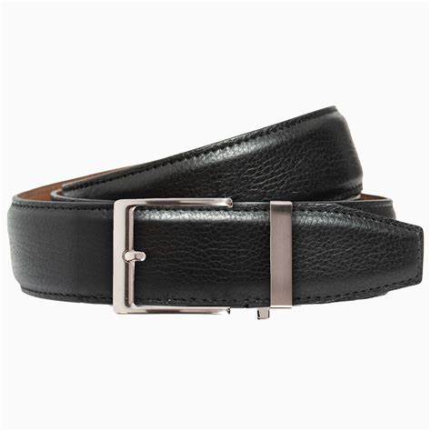 Nexbelt Pebble Black Dress Belt 1.5" Strap [38mm] | Fairway Jockey - Belts
