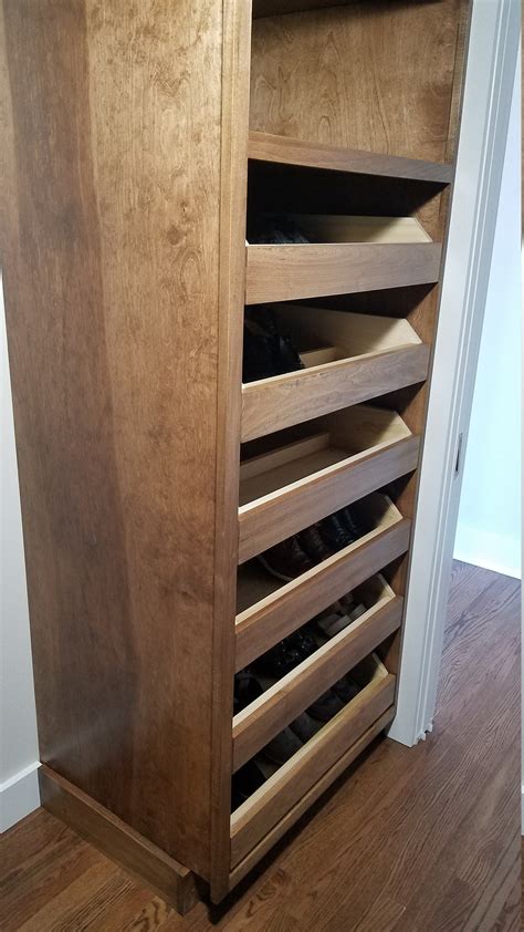 MTO Shoe Storage Cabinet With Pull Out Drawers - Etsy