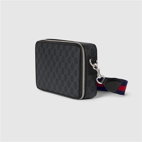 GG Black small shoulder bag in black GG Supreme | GUCCI® US