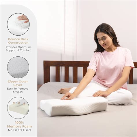 Memory Foam Contour Cervical Pillow - Regular, 18.5" x 11" x 3.5" – MY ...