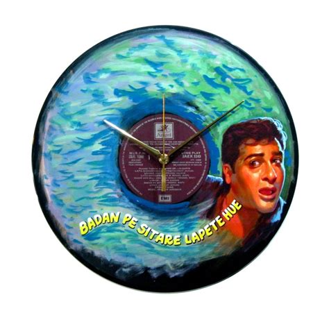 LP records for sale in India converted to clocks: Prince old Bollywood ...