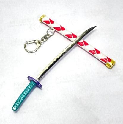 Mubco Demon Slayer Kokushibo Mini Katana Sword Keychain | Anime Ninja ...