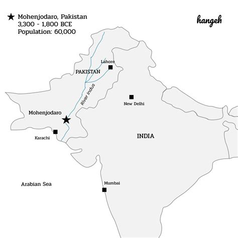 Mohenjo Daro World Map Comparative Layout Of Mohenjo Daro And Harappa