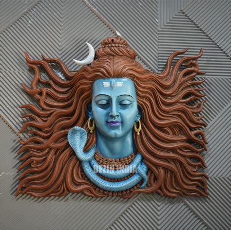 Lord Shiva Wall Mural 3x2.5ft | Spiritual Wall Art for Home & Meditati ...