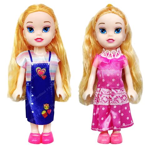 FunBlast Dolls for Girls - Realistic Pretty Sister Dolls for Kids Girls ...