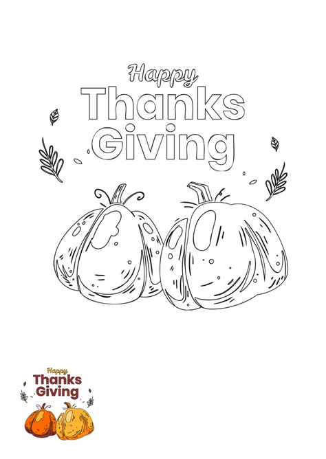 Thanksgiving Online Coloring Pages [2025]